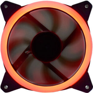 Cooler Gabinete K-mex AF-Q1225 120x120x25mm 30Led´s Vermelho