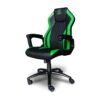 Cadeira Gamer Elements Elemental TERRA (Couro PU/Assento Espuma Injetada/Costura Fio Egípcio) - Verde/Preto