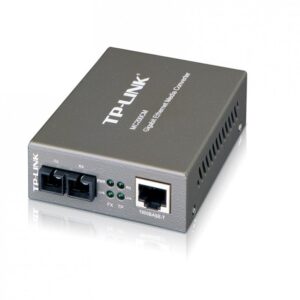 Conversor de Mídia TP-LINK MC200CM Fibra Óptica Gigabit 10/100/1000Mbps Multi Modo 0,55km