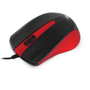 Mouse C3Tech MS-20RD Basico Preto/Vermelho USB