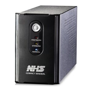 Nobreak NHS Compact Senoidal (1000VA/ Bat 2x9Ah/USB/Ent. Bi S.220V/S.Sensor de Carga Mínima)