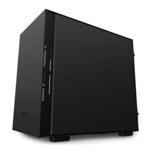 Gabinete Gamer NZXT H210i RGB Black (ATX, Lateral em Vidro, 2 Fans, Fita Led) - Preto