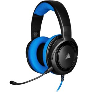 Headset Gamer Corsair HS35 Stereo 2.0 Preto/Azul P2 CA-9011196-NA
