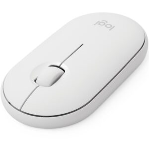 Mouse Logitech Bluetooth Pebble M350 Silent Branco