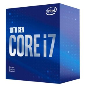 Processador Intel Core i7-10700F Box (LGA 1200 / 8 Cores / 16 Threads / 2.9GHz / 16MB Cache) - *S/Video Integrado*