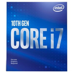 Processador Intel Core i7-10700F Box (LGA 1200 / 8 Cores / 16 Threads / 2.9GHz / 16MB Cache) - *S/Video Integrado*