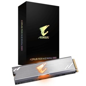SSD Gigabyte Aorus 256GB RGB NVMe M.2 2280 - Com dissipador