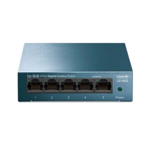 Switch 5 Portas TP-LINK LiteWave LS105G GIGABIT 10/100/1000Mbps Case Metal