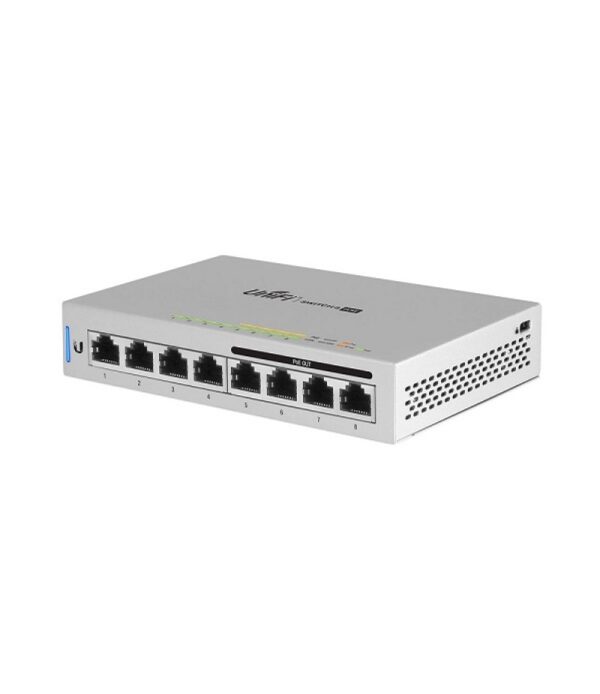 Switch Ubiquiti US-8-60W UniFi 8 Portas Gigabit 10/100/1000Mbps C/4Portas PoE