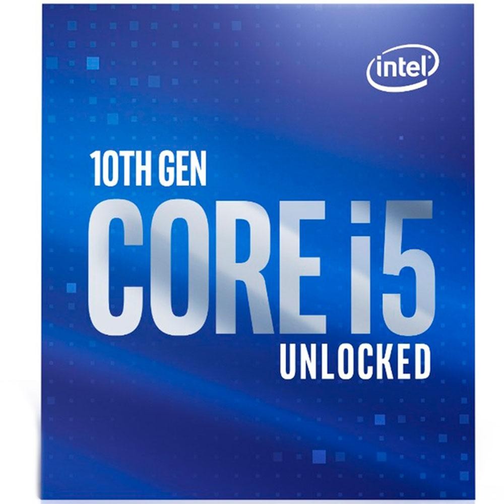 Processador Intel Core i5-10600K Box (LGA 1200 / 6 Cores / 12 Threads / 4.1GHz / 12MB Cache / UHD Intel 630) *S/Cooler*