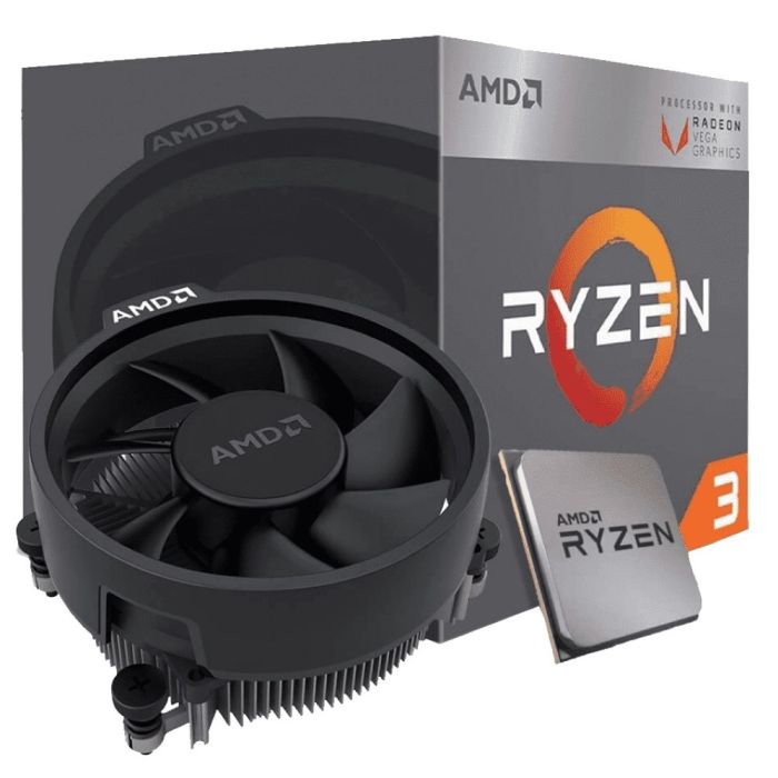 Processador AMD Ryzen 3 3200G Box (AM4 / 4 Cores / 4 Threads / 3.6GHz / 6MB Cache / Vega 8 / Cooler Wraith Stealth)