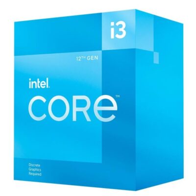 Processador Intel Core i3-12100F Box (LGA 1700 / 4 Cores / 8 Threads / 4.3GHz / 12MB Cache) - *S/Video Integrado*