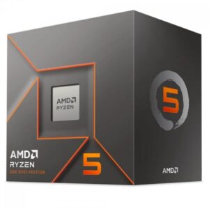 Processador AMD Ryzen 5 8400F (AM5/ 6 Cores/ 12 Threads/ 4.7 GHz/ 22MB Cache/ Sem Vídeo/ Com Cooler)