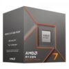 Processador AMD Ryzen 7 8700F (AM5/ 8 Cores/ 16 Threads/ 5.0GHz/ 24Mb Cache/ Sem Vídeo / Com Cooler /AMD Ryzen AI)