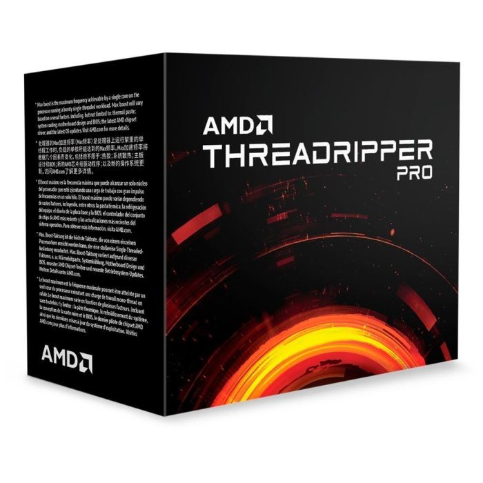 Processador AMD Ryzen Threadripper PRO 5975WX (sWRX8 / 32 Cores / 64 Threads / 4.5GHz / 144MB Cache)Sem cooler/Sem Video
