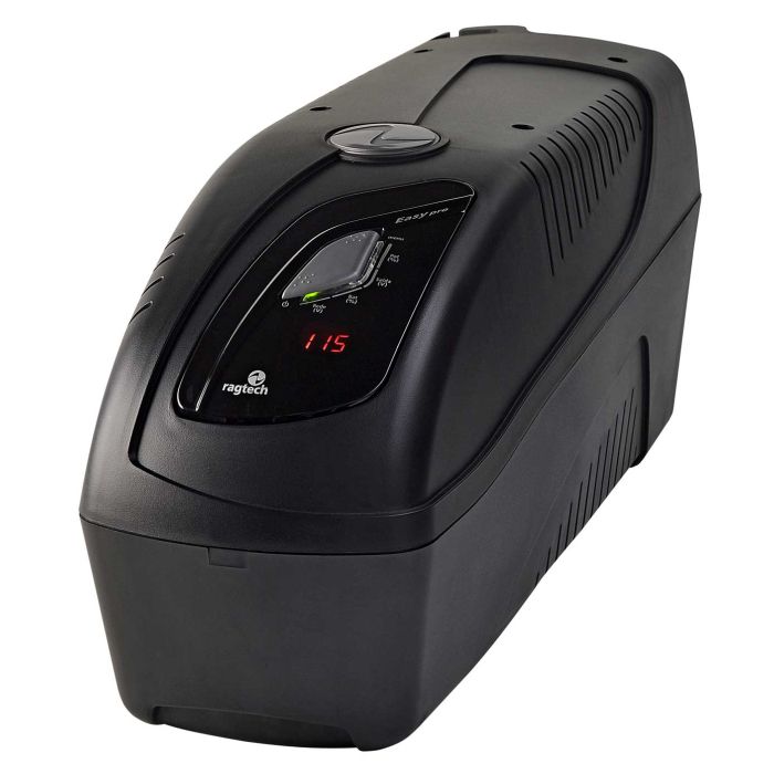 Nobreak Senoidal E. Trivolt S. 115v Bat. 2x9Ah 10 Tomadas Display Digital Ragtech Easy Pro 2000VA c/ USB + Engate