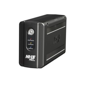 Nobreak NHS Mini 4 600VA Ent. Bivolt S.220V ou Conf 120V Bat 1x7Ah/12V 6 tomadas ABS