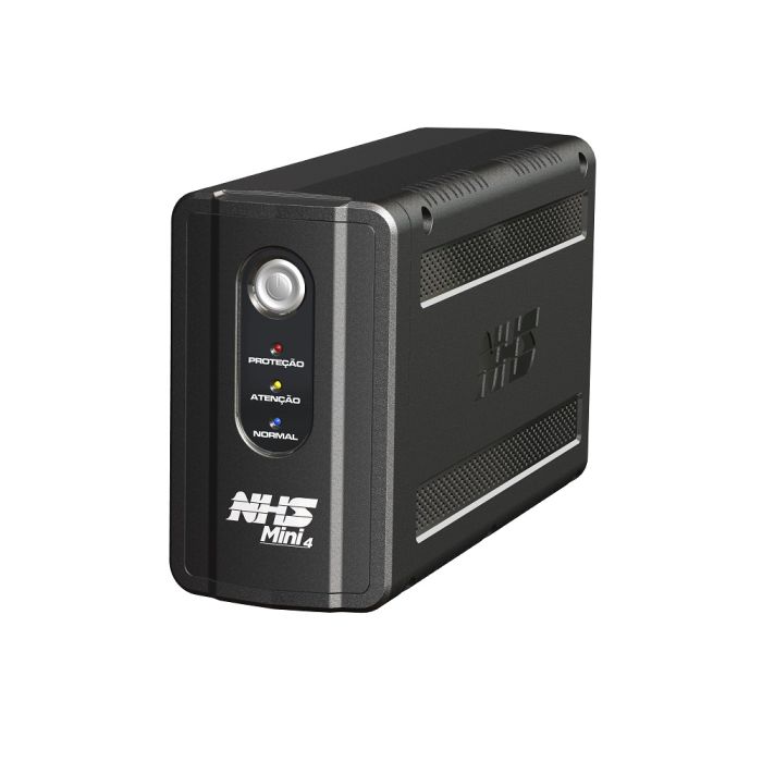 Nobreak NHS Mini 4 800VA Mono E. 120 / S. 120V Bat 1x7Ah / 12V 6 tomadas ABS – 90.B1.008000