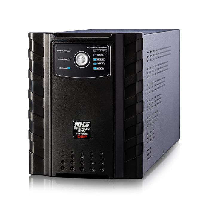 Nobreak NHS Premium Senoidal 2000VA E.Bivolt S. 220V/120V via Jumper Interno selada 6 x 7Ah USB ENG – 91.B0.020305