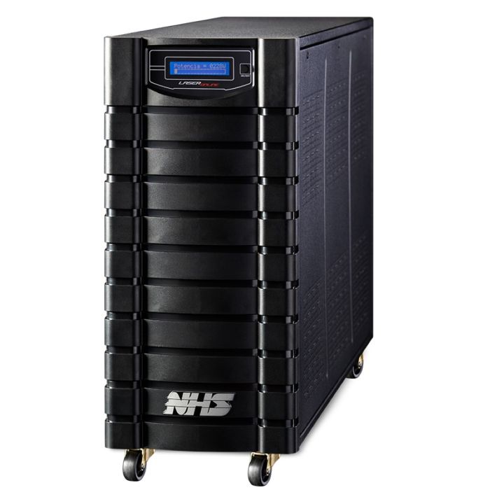 Nobreak NHS Laser Ext Online Isolador 5000VA E.220V / S.120V ou 220V (ajustável)/ RS232 / 12 x 9Ah Seladas – 92.B3.050000