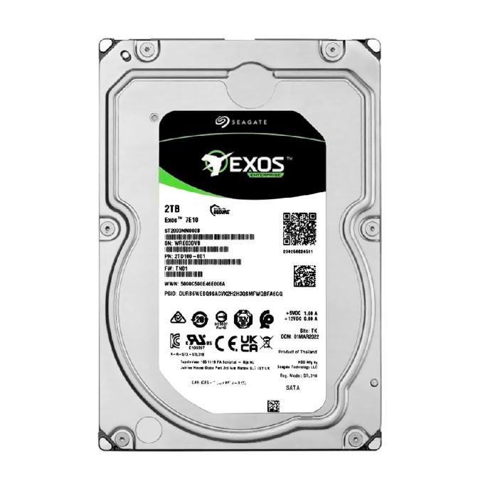 Pular para o final da Galeria de imagens Saltar para o início da Galeria de imagens HD Seagate 2TB Exos 7E10 SATA 6GBps 7200RPM 256MB 512N 3.5