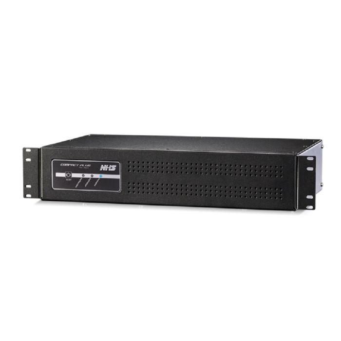 obreak NHS Compact Plus III 1200VA Rack 2U E. Bivolt S. 220V ou 120V (jumper interno) Bat Seladas. 2x7Ah (sem trilho) – 90.C1.012401