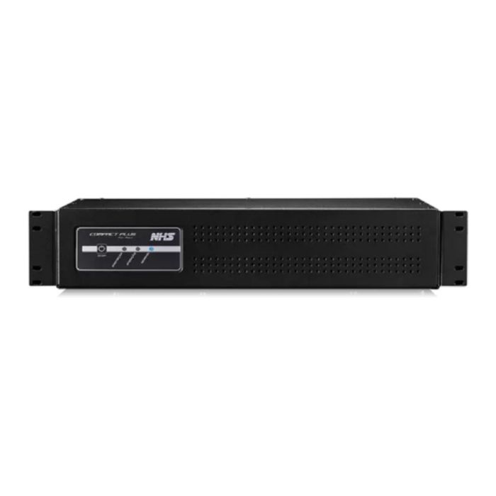Nobreak NHS Compact Plus III 1200VA Rack 2U E. Bivolt S.120V ou 220V (via jumper interno) Bat. Selada 2x7Ah – 90.C1.012400