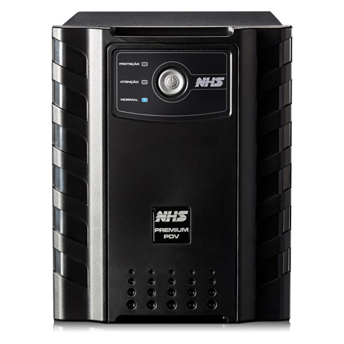 Nobreak NHS Premium PDV 1200VA E.Bivolt / S.120V ou 220V (jumper interno) Bateria Estacionária 1x45Ah RS232 – 90.C1.012204