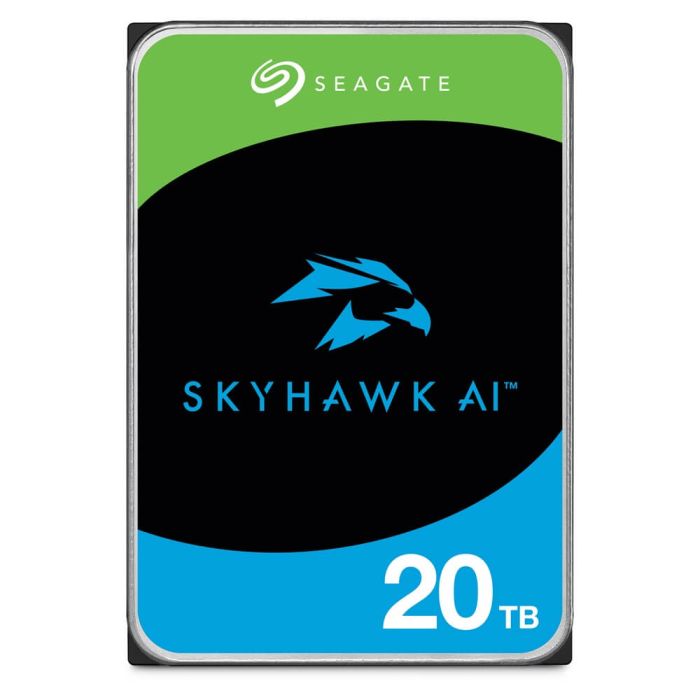 HD para Desktop Seagate Skyhawk AI Surveillance 20TB SATA6 7200RPM 256MB 3,5"