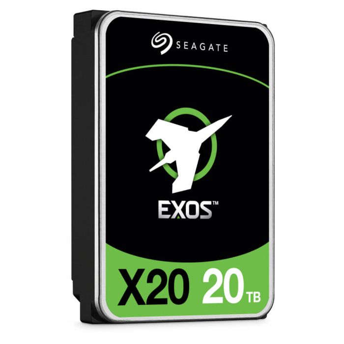 HD Servidor Seagate Exos X20 20TB SAS 12GB/s 7200RPM 256MB 512N 4KN 3,5'' – ST20000NM002D