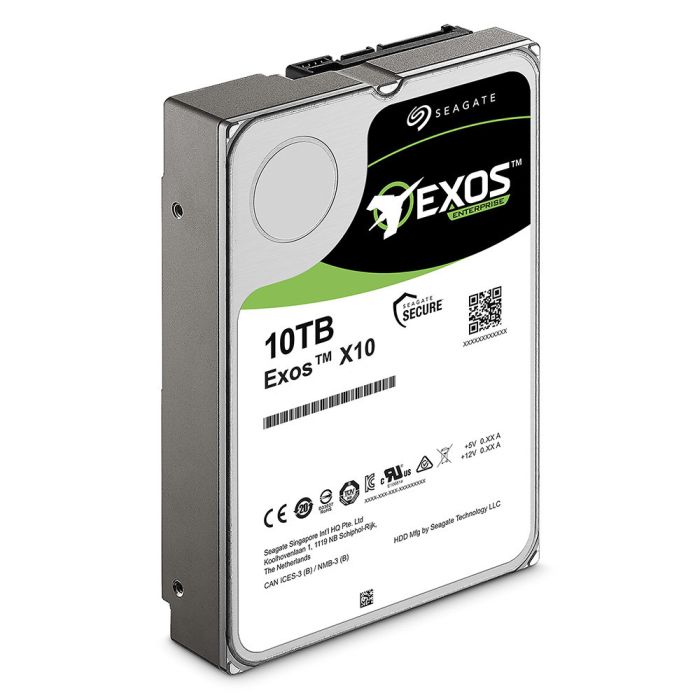 HD Servidor Seagate 10TB Exos 7E10 SATA 6GBps 7200RPM 256MB 512E 4KN SED 3.5