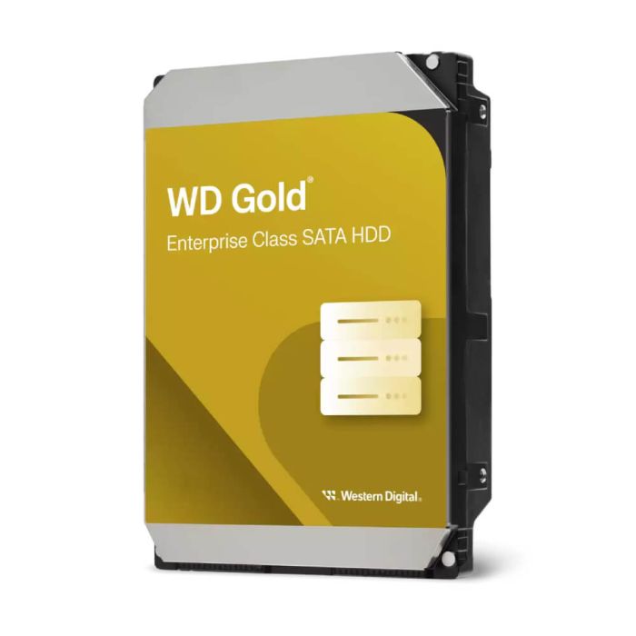 HD Servidor WD Gold Classe Empresarial 18TB Western Digital SATA 6GB/s 7200RPM 512MB 3.5" – WD181KRYZ