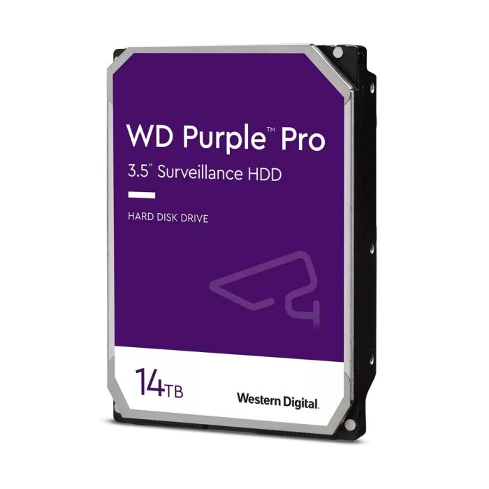 HD para Desktop Western Digital Purple Pro Surveillance 14TB SATA3 7200RPM 512MB