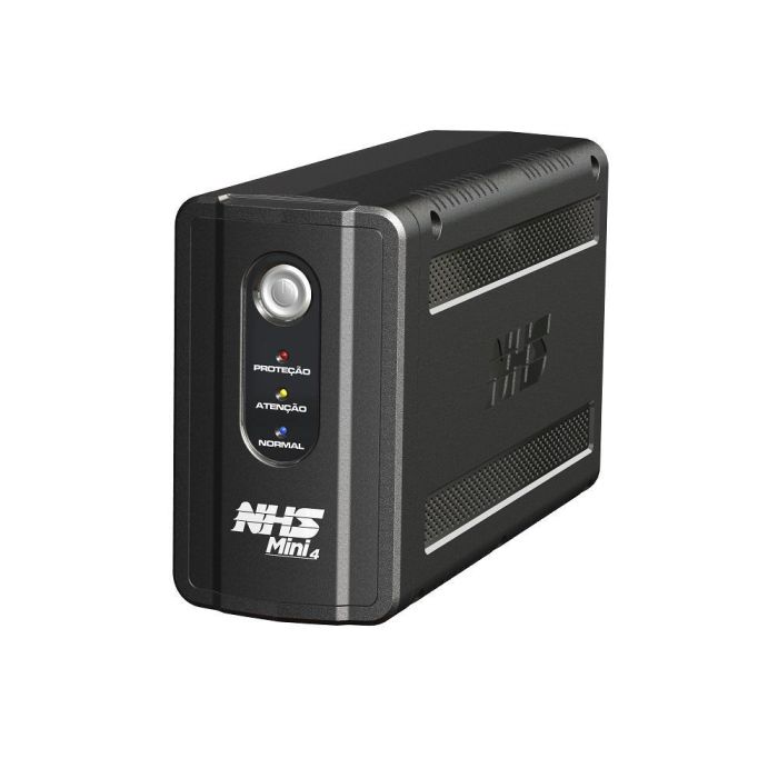 Nobreak NHS Mini 4 Senoidal 600VA Ent. Bivolt S.220V ou Conf 120V Bat 1x7Ah/12V 6 tomadas