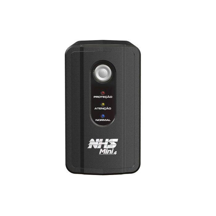 Nobreak NHS Mini 4 Senoidal 600VA Ent. Bivolt S.220V ou Conf 120V Bat 1x7Ah/12V 6 tomadas