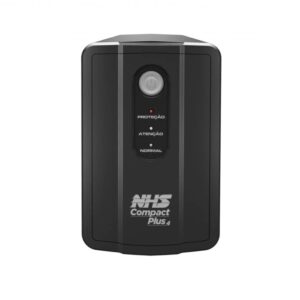 Nobreak NHS Compact Plus 4 S 1200VA Ent. Bivolt S.120V ou Conf.220V Bat 2x7Ah 8 Tom
