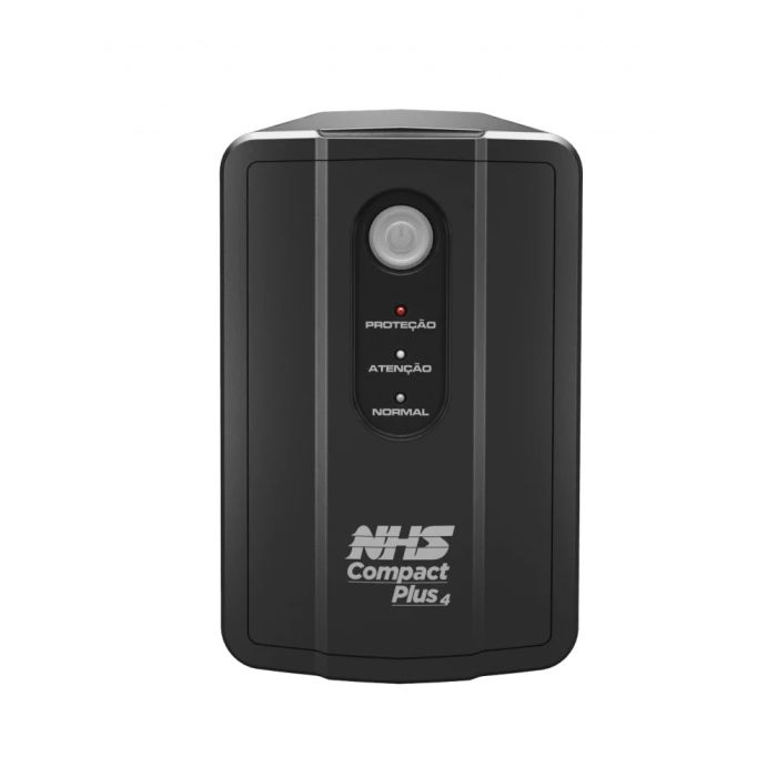 Nobreak NHS Compact Plus 4 1500VA E. Bivolt S.120V/220V 2 Baterias 2x7Ah 8 Tomadas – 90.D1.B01500