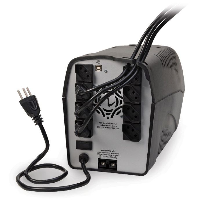 Nobreak Ragtech Easy Way 1500VA E. Trivolt S.115V Bat 2x7Ah 8 Tom c/ Usb + Engate