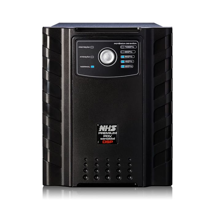 Nobreak NHS Premium Senoidal 2200VA E.Bivolt / S.120V ou 220V (jumper interno) baterias 6 x 9Ah USB – 91.C0.022300